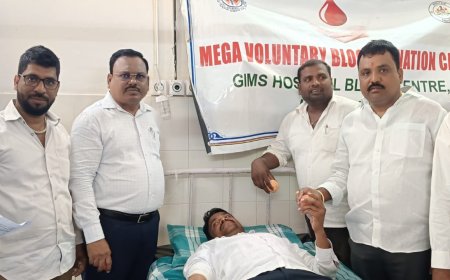 ಬಿಜೆಪಿ ಮುಖಂಡ ಅಶೋಕ ಮೋಗದಂಪೂರ್ ಹುಟ್ಟುಹಬ್ಬದ ಪ್ರಯುಕ್ತ,  ಗಡಿ ಭಾಗ ಕುಂಚಾವರಂ ಸಮುದಾಯ ಆರೋಗ್ಯ ಕೇಂದ್ರದಲ್ಲಿ ರಕ್ತದಾನ ಶಿಬಿರ : ಸ್ವಯಂ ಪ್ರೇರಿತವಾಗಿ 41 ಜನರಿಂದ ರಕ್ತ ಸ್ವೀಕಾರ