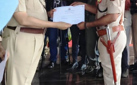 ಡಿವೈಎಸ್ಪಿ ಕೆ. ಬಸವರಾಜ ಅವರಿಗೆ ಪ್ರಶಂಸನಾ ಪದಕ