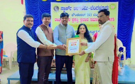 ಶಿಕ್ಷಣ ತಜ್ಞ ಕೆ.ಎಂ.ವಿಶ್ವನಾಥ ಮರತೂರ ಅವರಿಗೆ  ರಾಜ್ಯ ಸ್ಪಾರ್ಕ್ ನಿರೂಪಣಾ ರತ್ನ ಪ್ರಶಸ್ತಿ