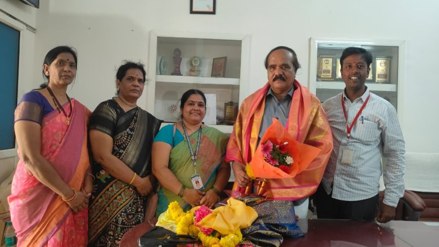 ನಿವೃತ್ತ ಪ್ರಾಚಾರ್ಯ ಪ್ರೊ ರೋಹಿಣಿಕುಮಾರ ಹಿಳ್ಳಿಯವರಿಗೆ ಸನ್ಮಾನ