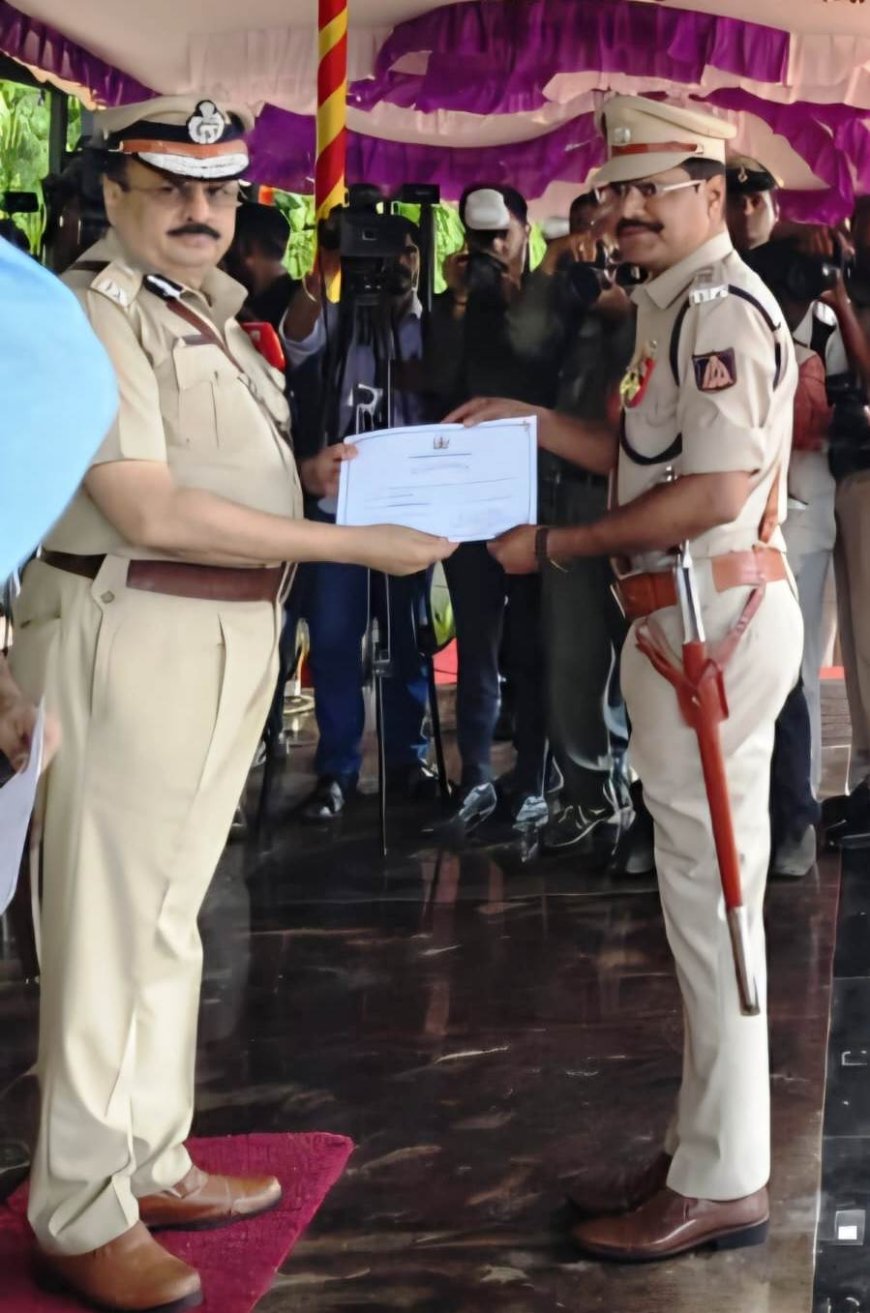 ಡಿವೈಎಸ್ಪಿ ಕೆ. ಬಸವರಾಜ ಅವರಿಗೆ ಪ್ರಶಂಸನಾ ಪದಕ