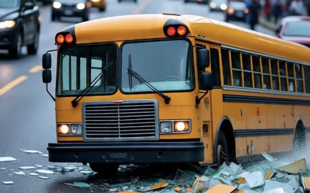 ನೆಲಮಂಗಲದಲ್ಲಿ ಎರಡು ಶಾಲಾ ಬಸ್‌ಗಳ ನಡುವೆ ಅಪಘಾತ – ಮಕ್ಕಳಿಗೆ ಸಣ್ಣಪುಟ್ಟ ಗಾಯ