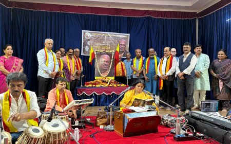 ಮಾನವೀಯ ಮೌಲ್ಯ ಮೈಗೂಡಿಸಿಕೊಂಡಿದ್ದ ಹೆಚ್.ಎಸ್ ವಿ: ನುಡಿ ನಮನ -ಗಾಯನ