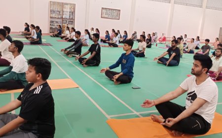 ಮಹಾದೇವಪ್ಪ ರಾಂಪೂರೆ ಮೇಡಿಕಲ್ ಕಾಲೇಜಿನಲ್ಲಿ ಯೋಗ ಸಪ್ತಾಹ