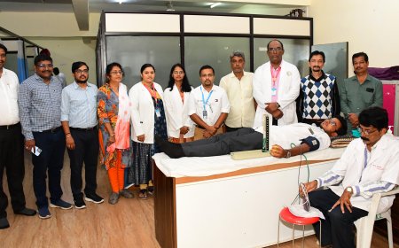 ಶ್ರೀ ಹಿಂಗುಲಾಂಬಿಕ ಆಯುರ್ವೇದಿಕ್ ಮೆಡಿಕಲ್ ಕಾಲೇಜು ಆಸ್ಪತ್ರೆಯಲ್ಲಿ ರಕ್ತದಾನ ಶಿಬಿರ