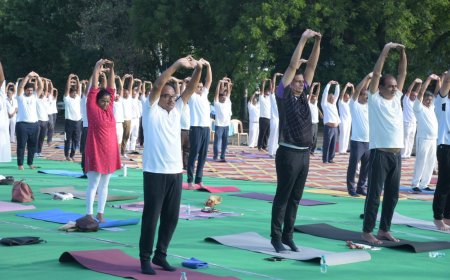 ಯೋಗವು ಮನಸ್ಸು ಮತ್ತು ದೇಹವನ್ನು ಸಂಪರ್ಕಿಸುವ ಪ್ರಾಚೀನ ಕಲೆಯಾಗಿದೆ ಶಶೀಲ್ ಜಿ ನಮೋಶಿ