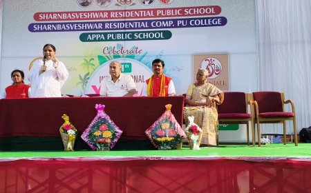 ಅಂತರಾಷ್ಟ್ರೀಯ ಯೋಗ ದಿನಾಚರಣೆ: ಶರಣಬಸವೇಶ್ವರ ವಸತಿ ವಿದ್ಯಾಲಯದಲ್ಲಿ ಯೋಗ ಶಿಬಿರ