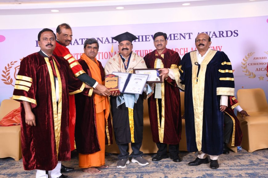 ಮೇಲುಕೋಟೆಯ ಎಸ್ ಕುಮಾರ್ ಗೌರವ ಡಾಕ್ಟರೇಟ್ ಗೆ ಭಾಜನ '