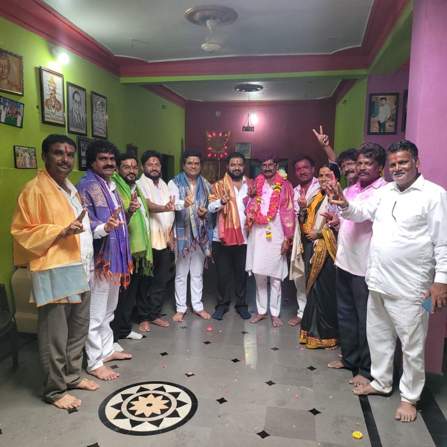 ಮೇಳಕುಂದಾ ಬಿ. ಗ್ರಾಮ ಪಂಚಾಯತ್ ನೂತನ ಅಧ್ಯಕ್ಷರಿಗೆ ಸನ್ಮಾನ