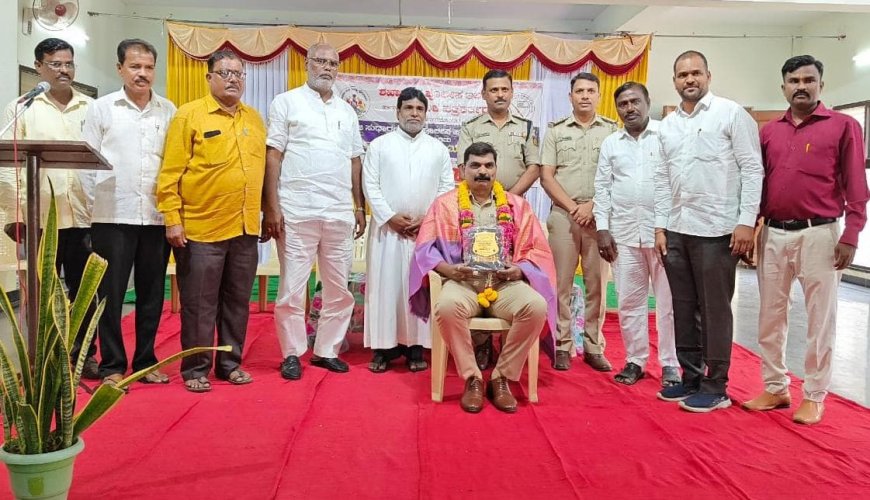 ಪೊಲೀಸ್, ಪತ್ರಕರ್ತರ ಕರ್ತವ್ಯ ನಿಷ್ಠೆ ಸಮಾಜದಲ್ಲಿ ಬದಲಾವಣೆ ಸಾಧ್ಯ: ಮೇಘಣ್ಣನವರ್,