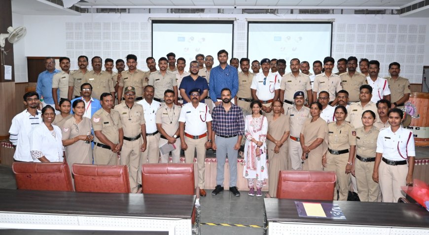 ಬಸವೇಶ್ವರ ಆಸ್ಪತ್ರೆಯಲ್ಲಿ ಪೋಲಿಸ್ ಸಿಬ್ಬಂದಿಗಳಿಗೆ ತುರ್ತು ಸಂದರ್ಭಗಳಲ್ಲಿ ಪ್ರಥಮ ಚಿಕಿತ್ಸೆ ಕುರಿತು ತರಬೇತಿ
