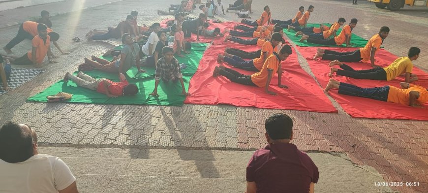 ವಿಶ್ವ ಯೋಗ ದಿನದ ದಶಮಾನೋತ್ಸವ: ಮಕ್ಕಳಿಗೆ ಯೋಗ ಶಿಬಿರ ಆರಂಭ