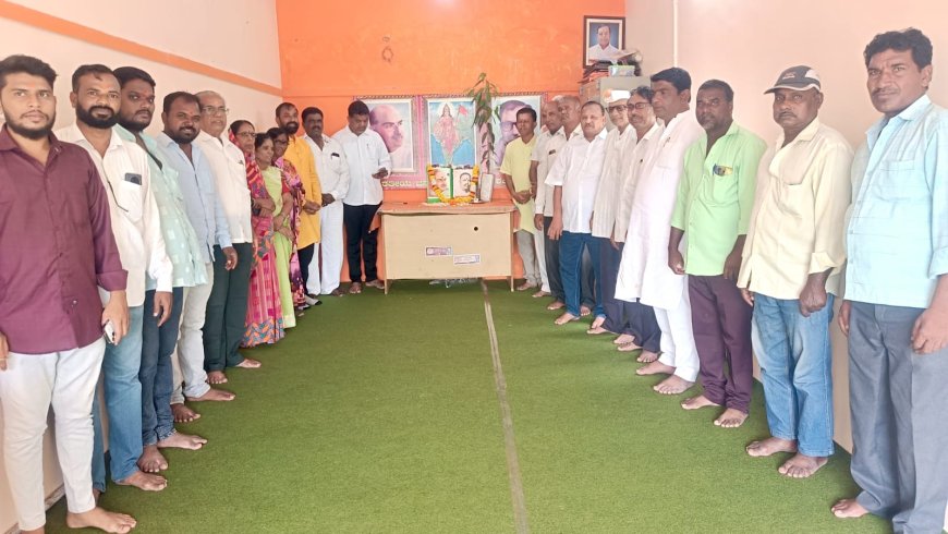 ವಾಡಿ ಬಿಜೆಪಿ ಕಛೇರಿಯಲ್ಲಿ ಜ್ಯೋಶಿ,ಮುಖರ್ಜಿ ಅವರ ಸ್ಮರಣೆ
