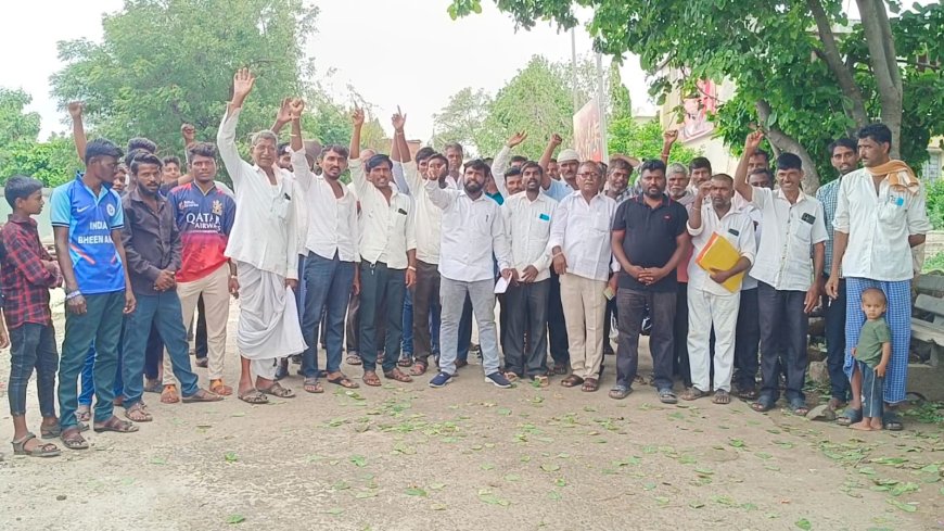 ಕಿಣ್ಣಸರಪೋಸ್ ಗ್ರಾಮದ ಅಭಿವೃದ್ಧಿಗೆ ಶಾಸಕ,ಅಧ್ಯಕ್ಷ ಹಾಗೂ ಪಿಡಿಓ ನಿರ್ಲಕ್ಷ