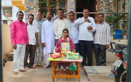 ಕ್ರತಿ ಮದರಗಾಂವಕರ್ ಅವರಿಗೆ ರಾಜ್ಯ ಮಟ್ಟದ ಪ್ರತಿಭಾ ಪುರಸ್ಕಾರ, ಸನ್ಮಾನಿಸಿ ಗೌರವ