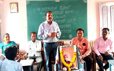 ರಾಷ್ಟ್ರಭಕ್ತಿ ಬೆಳೆಸಲು ವಿವೇಕಾನಂದರ ಆದರ್ಶ ಪಾಲಿಸಿ:ಡಾ.ಸದಾನಂದ ಪೆರ್ಲ