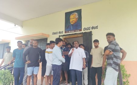 ಹಾಸ್ಟೆಲ್ ಅವ್ಯವಸ್ಥೆ ಕಂಡು ಶಾಸಕ ತಳವಾರ ಗರಂ