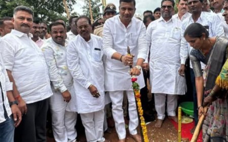 ವಿವಿಧ ಕಾಮಗಾರಿಗಳ ಭೂಮಿ ಪೂಜೆಯನ್ನು ನೆರವೇರಿಸಿದ ಶಾಸಕ ಡಾ ಸಿದ್ದು ಪಾಟೀಲ
