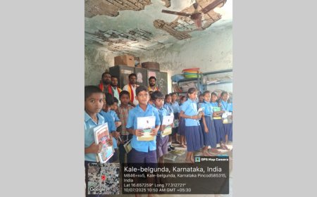 ಮಕ್ಕಳ ಭದ್ರತೆಕಾಗಿ ಹಳೆಯ ಶಾಲಾ ಕಟ್ಟಡದ ಮುಚ್ಚಳಿಕೆ ಅಗತ್ಯ – ಕಾಳೆಬೆಳಗುಂದಿ ಶಾಲೆಗೆ ಕರವೇ