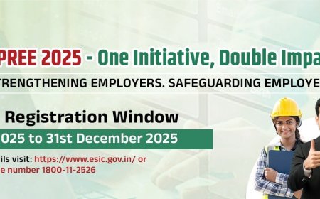 ESIC: SPREE 2025 ಯೋಜನೆಗೆ ಚಾಲನೆ – ಅಸಂಘಟಿತ ಕಾರ್ಮಿಕರಿಗಾಗಿ ವಿಶೇಷ ನೋಂದಣಿ ಅಭಿಯಾನ