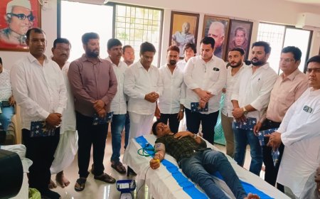 ಖರ್ಗೆ ಸಾಹೇಬರ 83ನೇ ಜನ್ಮದಿನದ ಅಂಗವಾಗಿ NSUI ವತಿಯಿಂದ ರಕ್ತದಾನ ಶಿಬಿರ