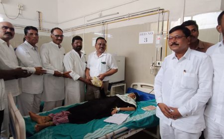 ಚಿಂಚೋಳಿಯಲ್ಲಿ ಡಾ.ಮಲ್ಲಿಕಾರ್ಜುನ್ ಖರ್ಗೆ ಅವರ 83ನೇ ಹುಟ್ಟುಹಬ್ಬದ ನಿಮಿತ್ಯವಾಗಿ ಹಣ್ಣು ಹಂಪಲು ವಿತರಣೆ ಡಾ.ಮಲ್ಲಿಕಾರ್ಜುನ್ ಖರ್ಗೆ ಅವರು ಪ್ರಧಾನಮಂತ್ರಿ ಆಗುವ ಶಕ್ತಿ ಸಾಮರ್ಥ್ಯ ಹೊಂದಿರುವ ದೊಡ್ಡ ನಾಯಕ : ಪುರಸಭೆ ಅಧ್ಯಕ್ಷ ಆನಂದ ಟೈಗರ್