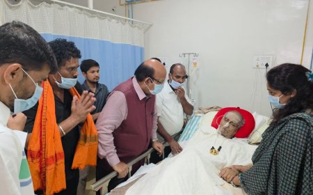 ಡಾ.ಶರಣಬಸಪ್ಪ ಅಪ್ಪ ಆರೋಗ್ಯ ವಿಚಾರಿಸಿದ ಮಾಜಿ ಸಂಸದ ಡಾ.ಜಾಧವ್