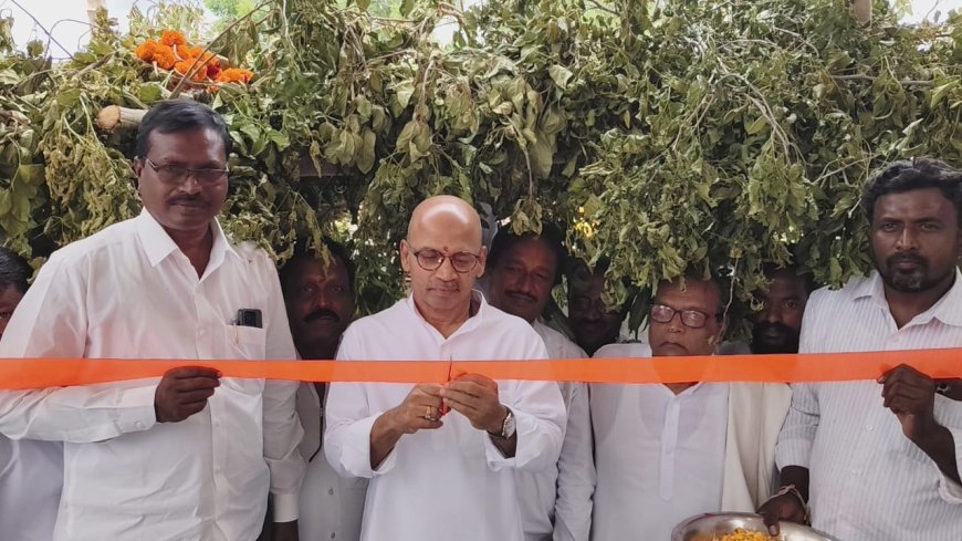 ಯಲ್ಲಮ್ಮ ದೇವಿ ನೂತನ ದೇವಾಲಯಕ್ಕೆ ಡಾ. ಶರಣಪ್ರಕಾಶ ಪಾಟೀಲ ಉದ್ಘಾಟನೆ