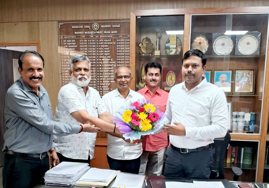 ಅಬಕಾರಿ ಆಯುಕ್ತರಾಗಿದ ವೆಂಕಟೇಶ್ ಕುಮಾರ್ ಅವರಿಗೆ ಅಭಿನಂದನೆ