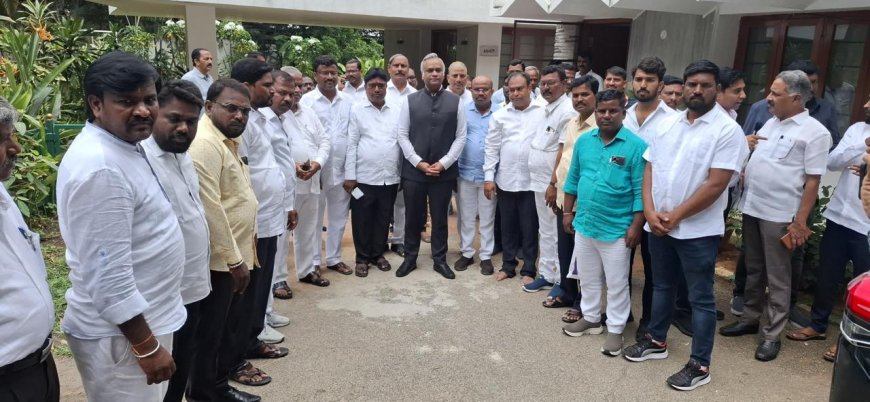 ಡಾ. ಬಾಬು ಜಗಜೀವನರಾಮ ಭವನದ ಕಟ್ಟಡ ಪೂರ್ಣಗೊಳಿಸುವಂತೆ ಸಚಿವರಿಗೆ ಮನವಿ