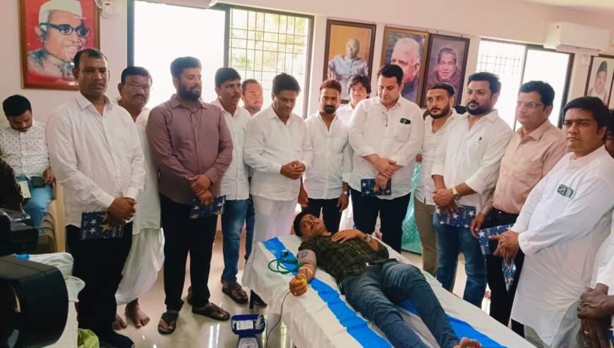 ಖರ್ಗೆ ಸಾಹೇಬರ 83ನೇ ಜನ್ಮದಿನದ ಅಂಗವಾಗಿ NSUI ವತಿಯಿಂದ ರಕ್ತದಾನ ಶಿಬಿರ