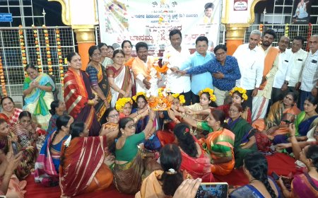 ಜಯನಗರ ಶಿವಮಂದಿರದಲ್ಲಿ ಅದ್ದೂರಿಯಾಗಿ ನೆರವೇರಿದ ದಾನಮ್ಮ ದೇವಿಯ ತೊಟ್ಟಿಲು ಕಾರ್ಯಕ್ರಮ
