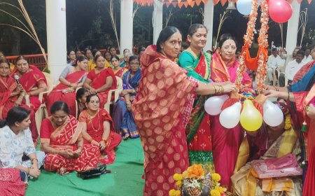 ವಿದ್ಯಾನಗರ ಮಲ್ಲಿಕಾರ್ಜುನ ದೇವಸ್ಥಾನದಲ್ಲಿ ಹಾನಗಲ್ಲ ಶ್ರೀಗಳ ತೊಟ್ಟಿಲು ಕಾರ್ಯಕ್ರಮ