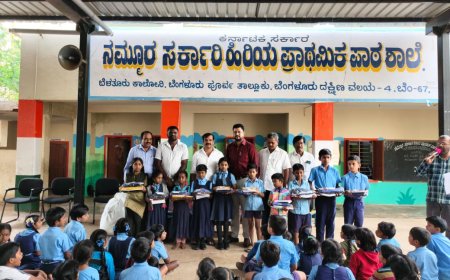 26 ಸರ್ಕಾರಿ ಶಾಲೆಗಳಿಗೆ ಉಪಯುಕ್ತ ಸಾಮಗ್ರಿ ಹಾಗು ಟ್ರ್ಯಾಕ್ ಸೂಟ್ ವಿತರಣೆ  ಬೆಳತೂರು ಎನ್.ಯಲ್ಲಪ್ಪ ರವರ ಸಮಾಜಮುಖಿ ಸೇವಾ ಕಾರ್ಯ