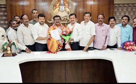 ವಿಭಾಗೀಯ ಉಪಾಧ್ಯಕ್ಷರಾಗಿ  ನೀಜಲಿಂಗಪ್ಪ ಕೊರಳ್ಳಿ ಆಯ್ಕೆ.