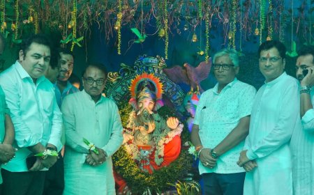 ಹೈದರಾಬಾದ್ ಕರ್ನಾಟಕ ಶಿಕ್ಷಣ ಸಂಸ್ಥೆಯ ವಿ ಜಿ ಬಾಲಕಿಯರ ವಸತಿ ನಿಲಯ ಹಾಗೂ ಎಸ್ ನಿಜಲಿಂಗಪ್ಪ ದಂತ ವೈದ್ಯಕೀಯ ಮಹಾವಿದ್ಯಾಲಯದಲ್ಲಿ ಗಣೇಶ ಪ್ರತಿಷ್ಠಾಪನೆ