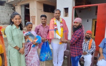 ಶಹಾಬಾದ: ಮಾತಾ ಮಹಾಕಾಳಿ ದೇವಸ್ಥಾನದಲ್ಲಿ ದಿ. ಯಲ್ಲಪ್ಪ ಚಿಂತಾಮಣಿ ಜನ್ಮದಿನ ಆಚರಣೆ