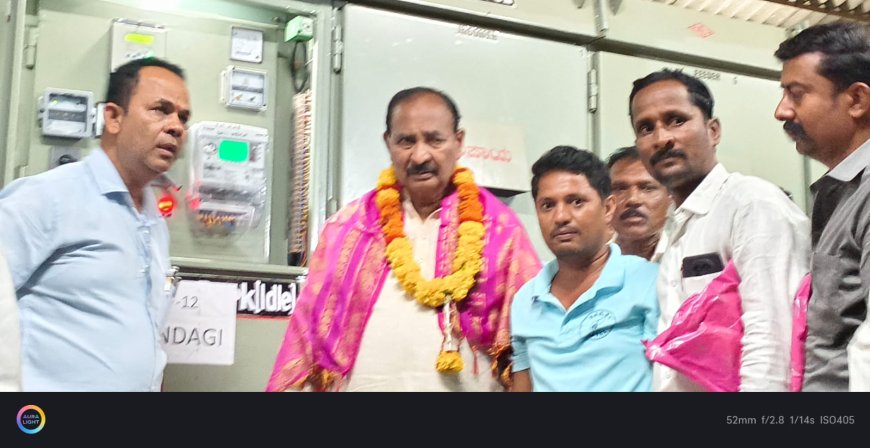 ಸಿಂದಗಿ ಗ್ರಾಮಕ್ಕೆ ನಿರಂತರ ಜ್ಯೋತಿ: ಡಬರಾಬಾದ್ ಕ್ರಾಸ್ನಲ್ಲಿ ಫೀಡರ್ ಉದ್ಘಾಟನೆ