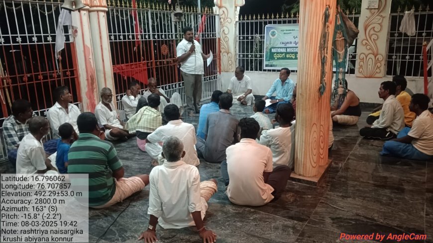 ಕೊಣ್ಣೂರ್ ಗ್ರಾಮದಲ್ಲಿ "ರೈತರ ನಡೆ ಸಾವಯವ ಕೃಷಿ ಕಡೆ" ಕಾರ್ಯಕ್ರಮಕ್ಕೆ ಚಾಲನೆ