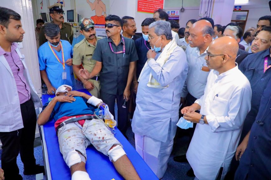 ವಿಕ್ಟೋರಿಯಾ ಆಸ್ಪತ್ರೆಗೆ ಸಿಎಂ, ಸಚಿವ ಡಾ. ಶರಣಪ್ರಕಾಶ್‌ ಪಾಟೀಲ್‌ ದಿಢೀರ್ ಭೇಟಿ