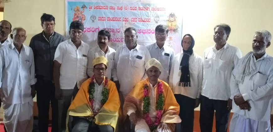 ಸಾಹಿತಿ ಬಸವರಾಜ ಐನೋಳ್ಳಿ, ಪತ್ರಕರ್ತ ಜಗನ್ನಾಥ ಶೇರಿಕಾರ ಅವರಿಗೆ ಸನ್ಮಾನ..