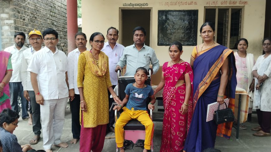 ವಿಶೇಷ ಚೇತನ ಮಕ್ಕಳಿಗೆ ಸಾಧನ ಸಲಕರಣೆ ವಿತರಣೆ