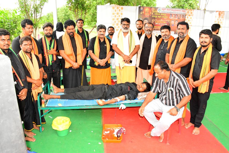 ಶಬರಿಮಲೈ ಯಾತ್ರಾ ಪ್ರಯುಕ್ತ ಸ್ಟಾರ್ ಕೇರ್ ಆಸ್ಪತ್ರೆಯಿಂದ ಆರೋಗ್ಯ ತಪಾಸಣೆ ಹಾಗೂ ರಕ್ತದಾನ ಶಿಬಿರ