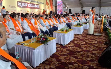 ಧರ್ಮಸ್ಥಳದಲ್ಲಿ ಬಿಜೆಪಿ ಬೃಹತ್ ಪ್ರತಿಭಟನೆ: ಮಾಜಿ ಸಂಸದ ಡಾ. ಜಾಧವ್ ಭಾಗಿ