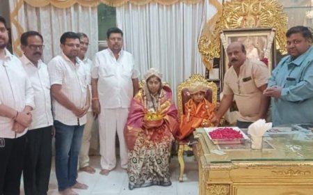 ಡಾ. ದಾಕ್ಷಾಯಿಣಿ ಅವ್ವ, ದೊಡ್ಡಪ್ಪ ಅಪ್ಪ ಹಾಗೂ ಡಾ. ಅಲ್ಲಮಪ್ರಭು ದೇಶಮುಖ್ ಅವರಿಗೆ ಛಪ್ಪರಬಂದಿ ಪ್ರಭಾಕರ ಪೌಂಡೇಶನ್ ವತಿಯಿಂದ ಗೌರವ ಸನ್ಮಾನ