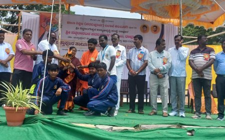 ಸೋಲು ಗೆಲುವಿಗಿಂತ ಕ್ರೀಡೆಯಲ್ಲಿ ಭಾಗವಹಿಸುವುದು ಮುಖ್ಯ: ಶಿವಶರಣಪ್ಪ ಮಂಠಾಳೆ.