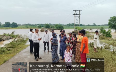 ಖಾನಾಪುರದಲ್ಲಿ ಭಾರಿ ಮಳೆಯಿಂದ ಸಂಚಾರ ಸ್ಥಗಿತ – ಜಾನುವಾರುಗಳು ಕೊಚ್ಚಿಗೆದು, ಪಶುಸಂಗೋಪನ ಇಲಾಖೆ ಪರಿಶೀಲನೆ"