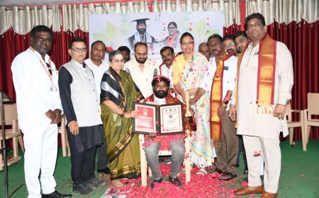 ದತ್ತು ಎಚ್ ಭಾಸಗಿ ಅವರಿಗೆ "ಗೌರವ ಡಾಕ್ಟರೇಟ್ ಪ್ರಶಸ್ತಿ"  ಅಭಿನಂದನ ಸಮಾರಂಭ