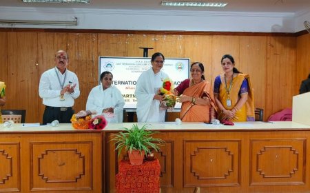 ವಿಜಿ ಮಹಿಳಾ ಪದವಿ ಕಾಲೇಜಿನಲ್ಲಿ ಅಂತರಾಷ್ಟ್ರೀಯ ಶಾಂತಿ ದಿನದ ಆಚರಣೆ