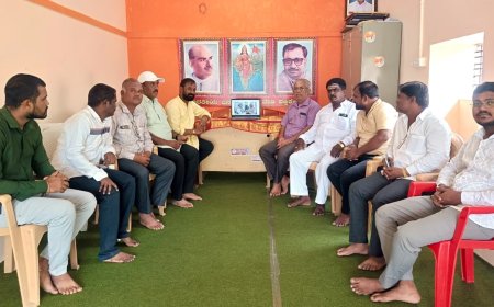 ವಾಡಿ ಬಿಜೆಪಿ ಕಛೇರಿಯಲ್ಲಿ 126ನೇ ಮನ್ ಕಿ ಬಾತ್ ವಿಕ್ಷಣೆ